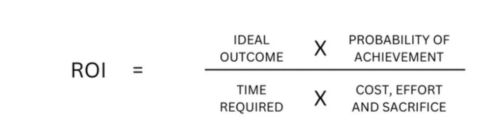 value equation to understand how irresistible an offer is